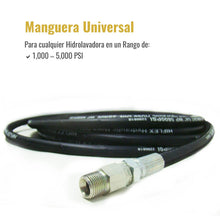 Cargar imagen en el visor de la galería, Manguera 1/4&quot;Xr2X 5800Psi 1M C/Conex Hos040601